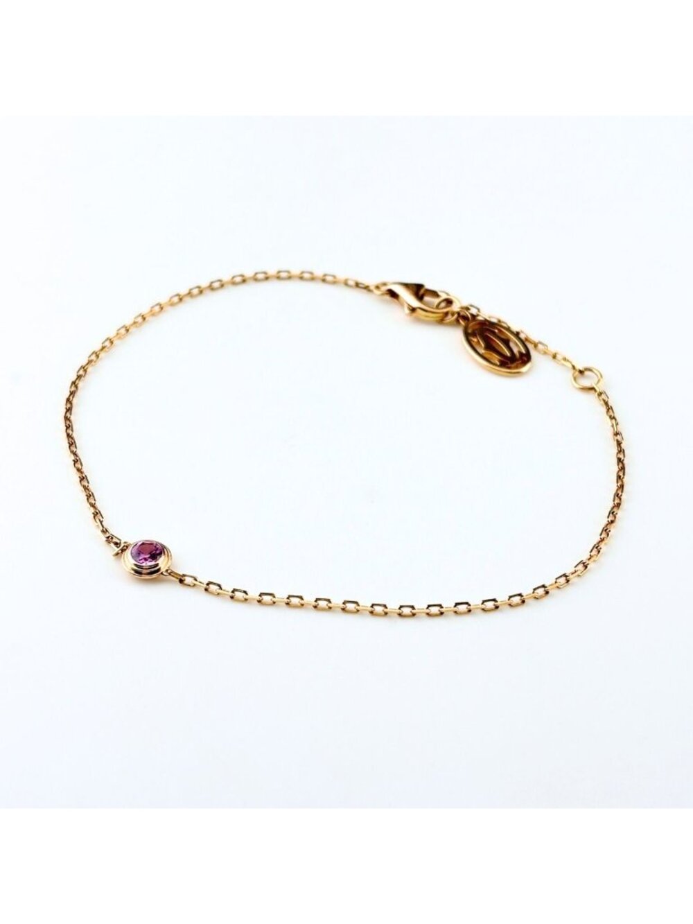 Cartier Damour Pink Sapphire Gold Bracelet